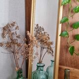 Miroir vintage bois doré