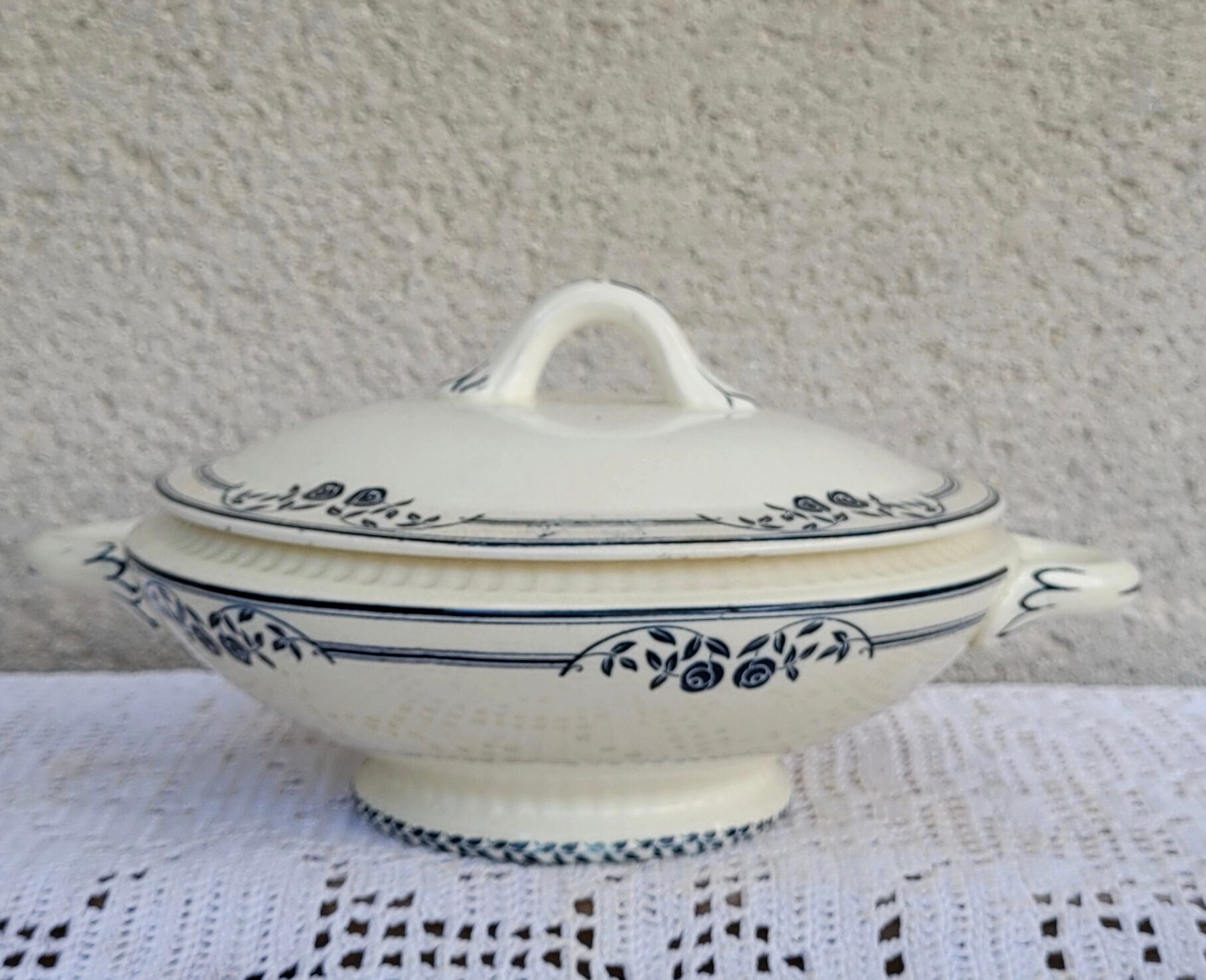 Vegetable or small soup pot salins model saussure a.b. iron earth,