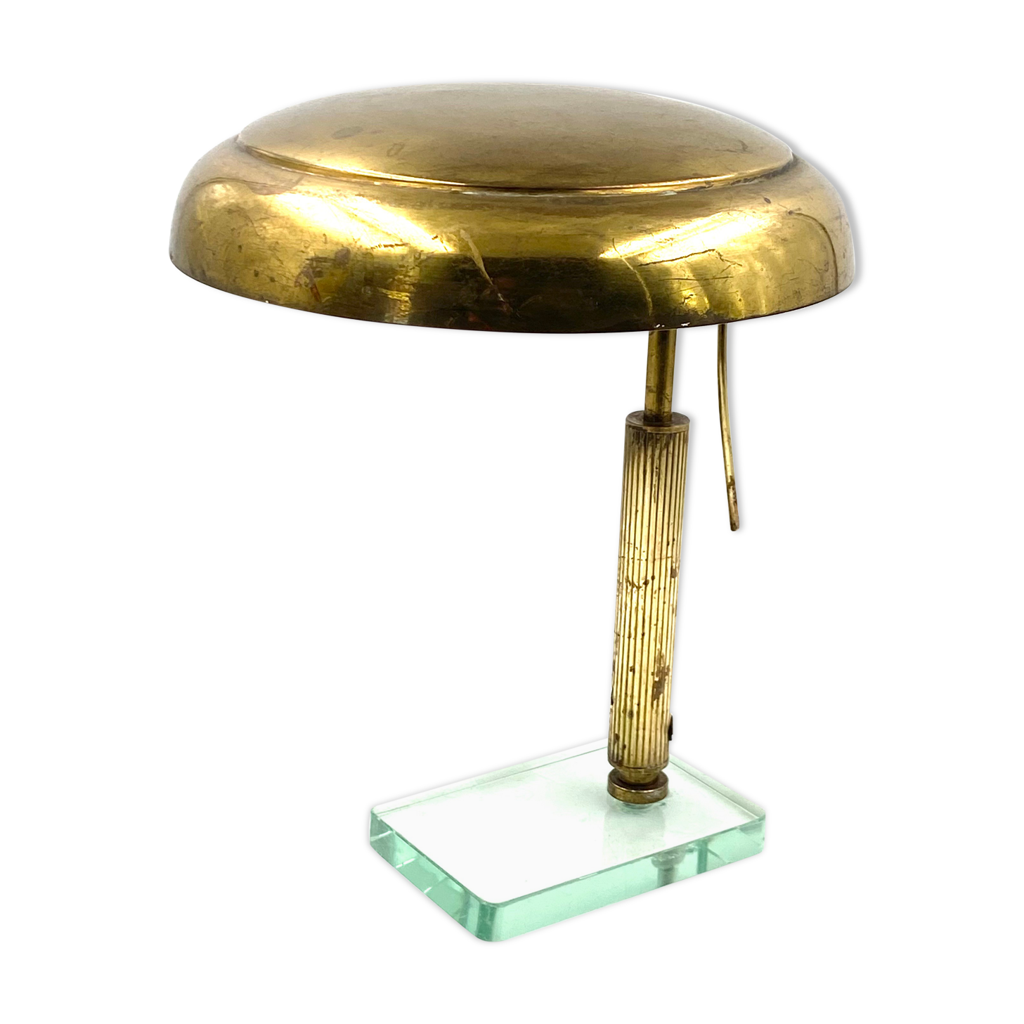Brass table desk lamp, Fontana Arte, circa 1940