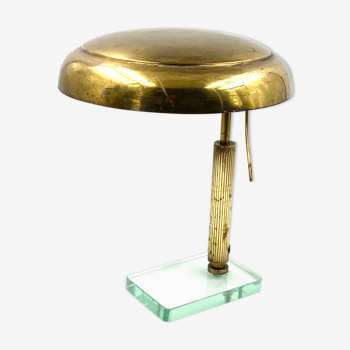 Brass table desk lamp, Fontana Arte, circa 1940