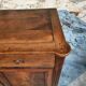 Antique French Walnut Sideboard - 19th Century Buffet with Drawer and Double Doors - Rustic Farmhouse Storage
