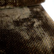 Foam and velvet heater "amber", convertible, France, circa 1970.