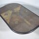 Brutalist stone copper brass design coffee table by Paul Kingma, 70s 80s