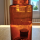 Amber apothecary bottle