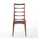 Suite de 4 chaises scandinaves en teck modèle Lis