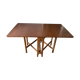 Vintage Scandinavian style wooden folding table in teak from the 1960s