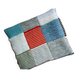 Wool patchwork blanket