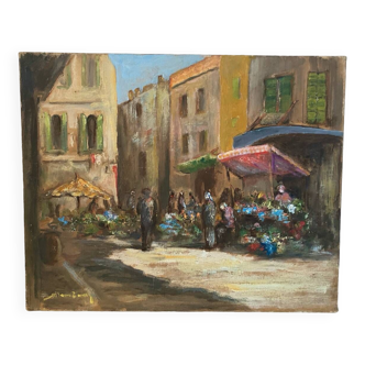 Provençal school painting signed