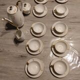 Service a café en porcelaine de Limoges