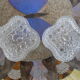 Ensemble de 2 boîtes en verre art déco