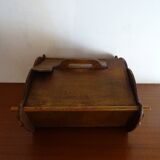 Scandinavian worker in vintage wood