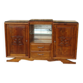 Art Deco enfilade in solid walnut