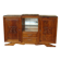 Art Deco enfilade in solid walnut