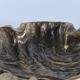 Vintage mid century brutalist brass ashtray