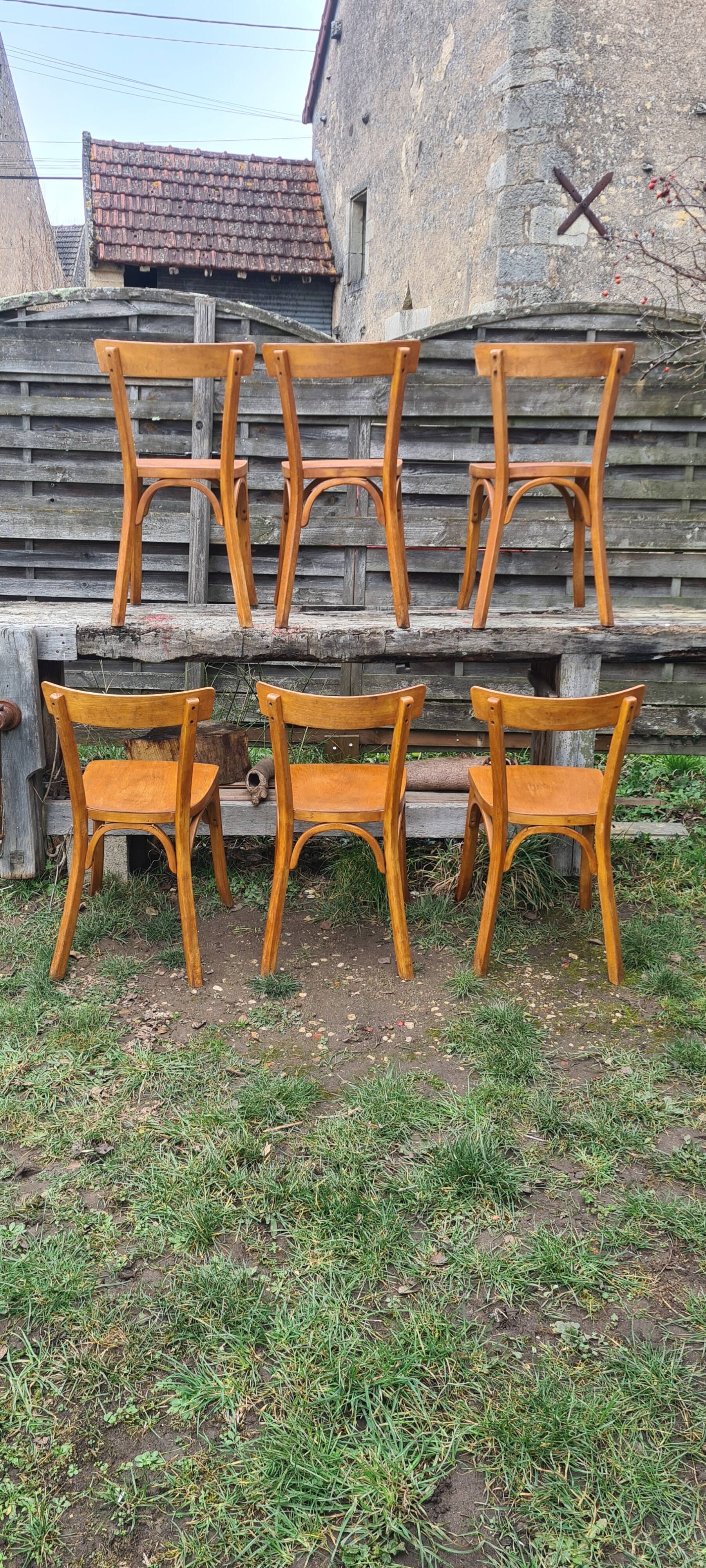 Set of 6 Luterma "bistro" chairs