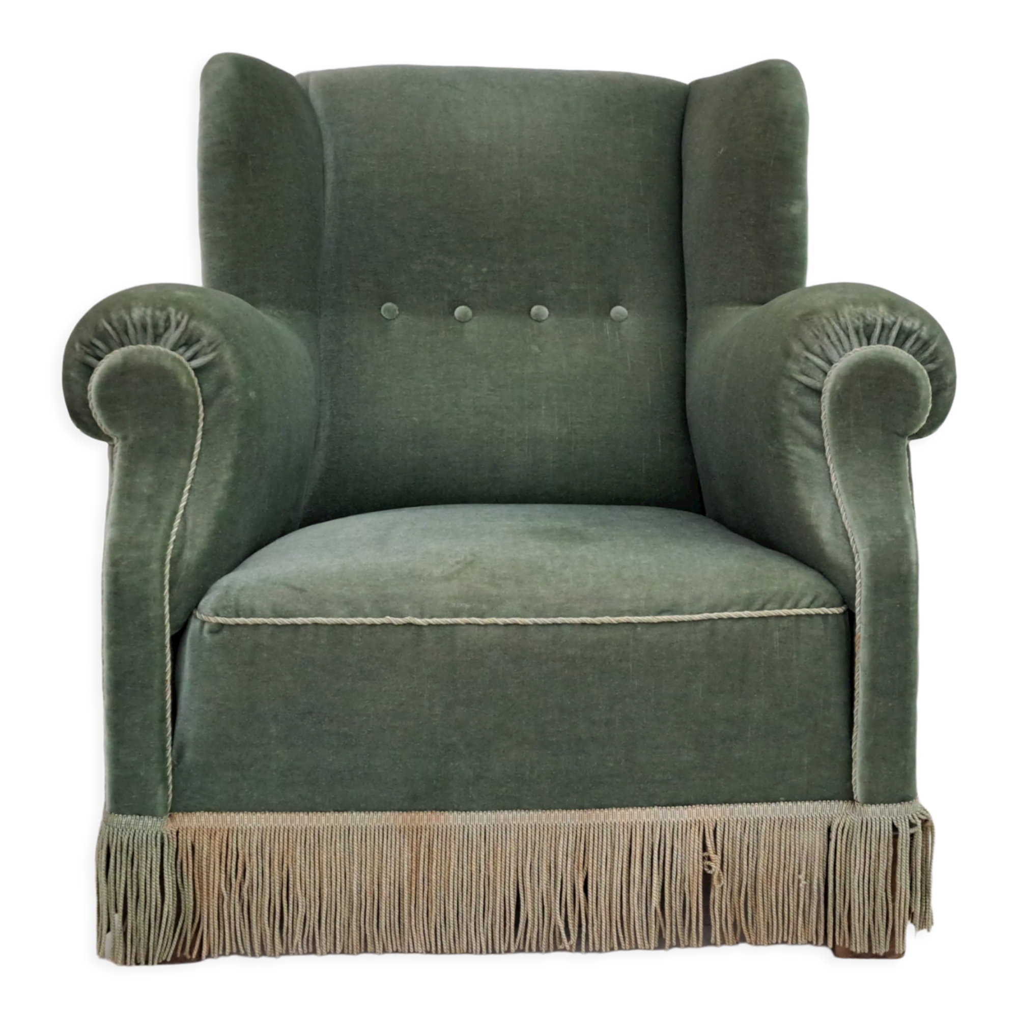 60s, Danish design by Fritz Hansen lounge chair, original condition