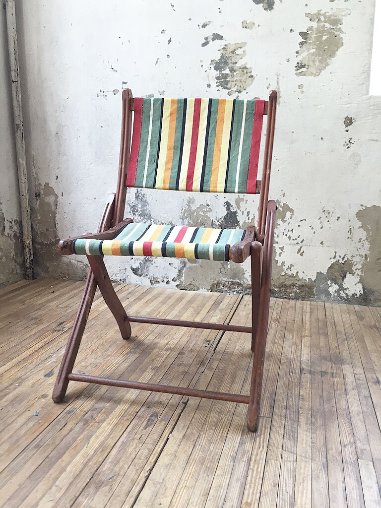 Folding garden chair