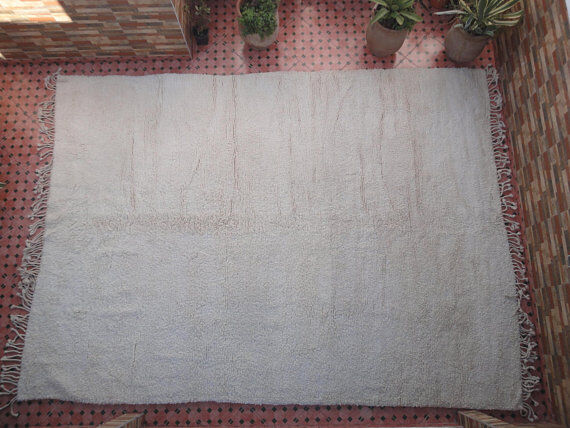 Beni Oarain woollen carpet Moroccan Berber 400 x 291 cm