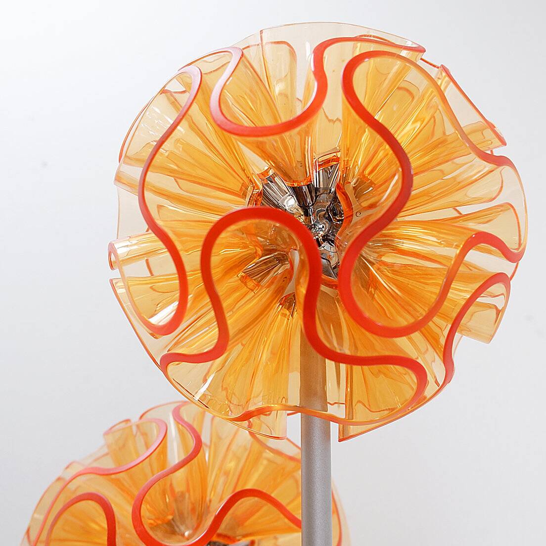 Orange "Coral Ball" floor lamp - QisDesign