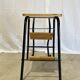 Tabouret escabeau 3 marches relooké
