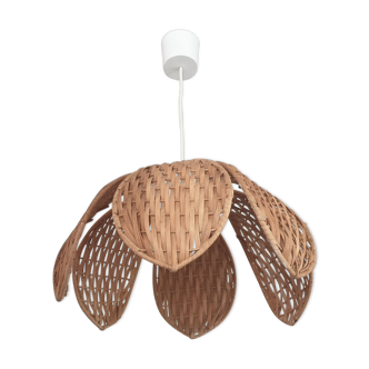 Rattan flower hanging lamp