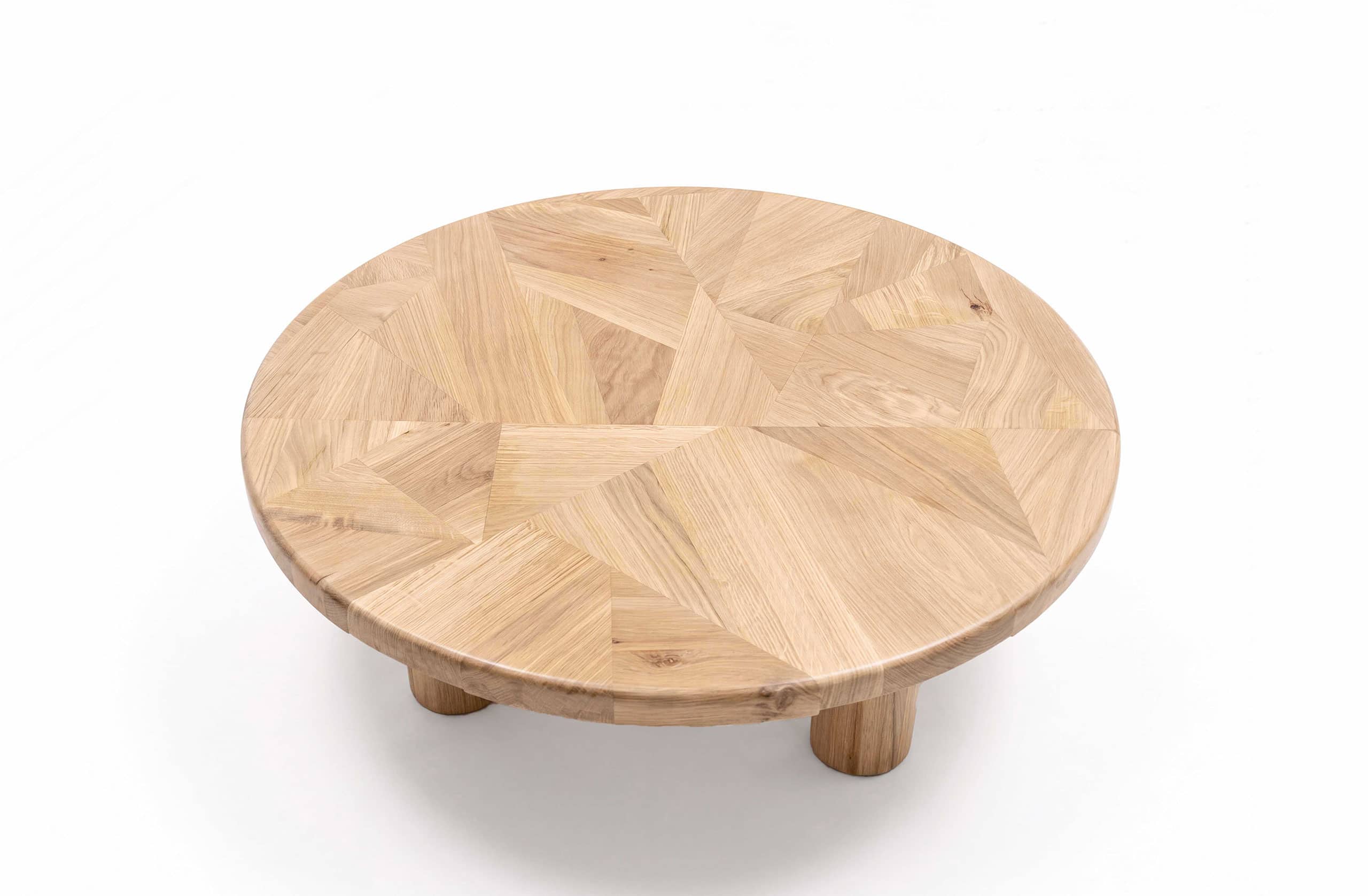 Solid oak coffee table CUT-P3
