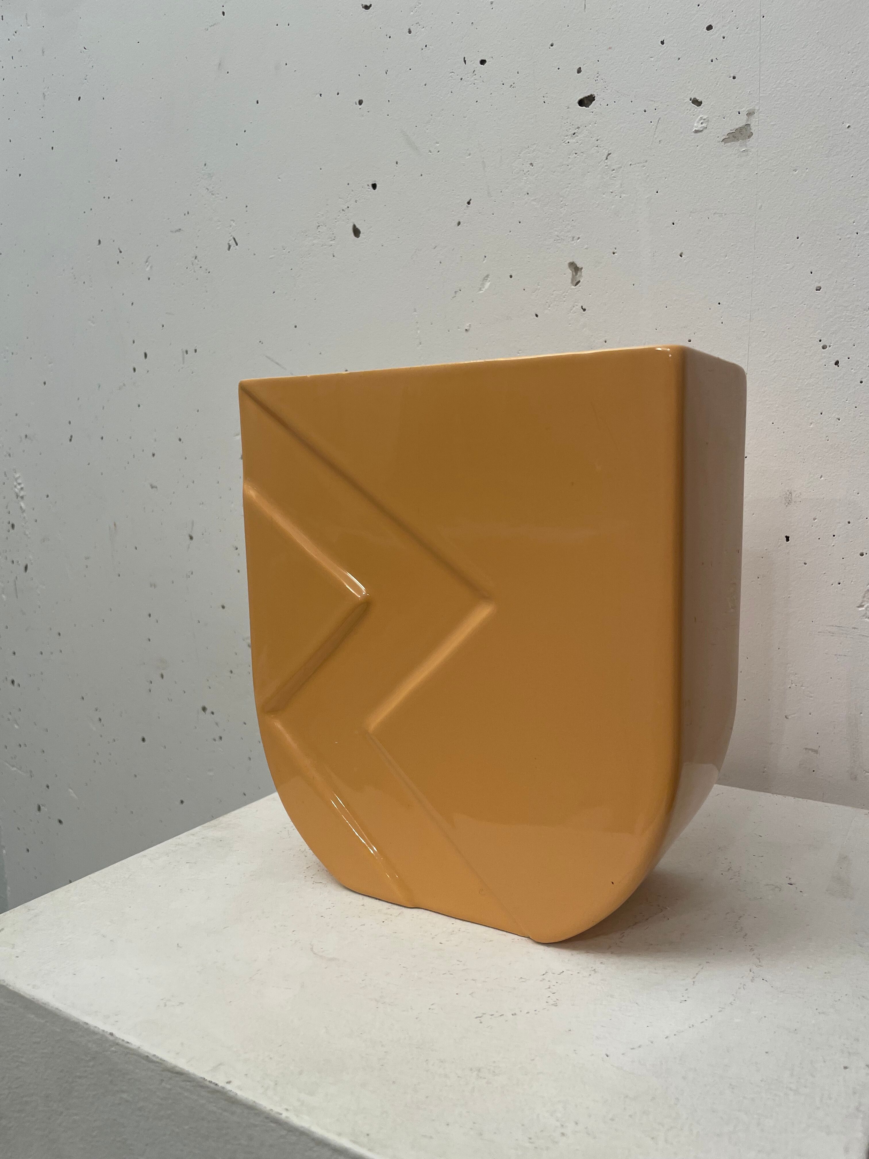 Postmodern ceramic vase 1980