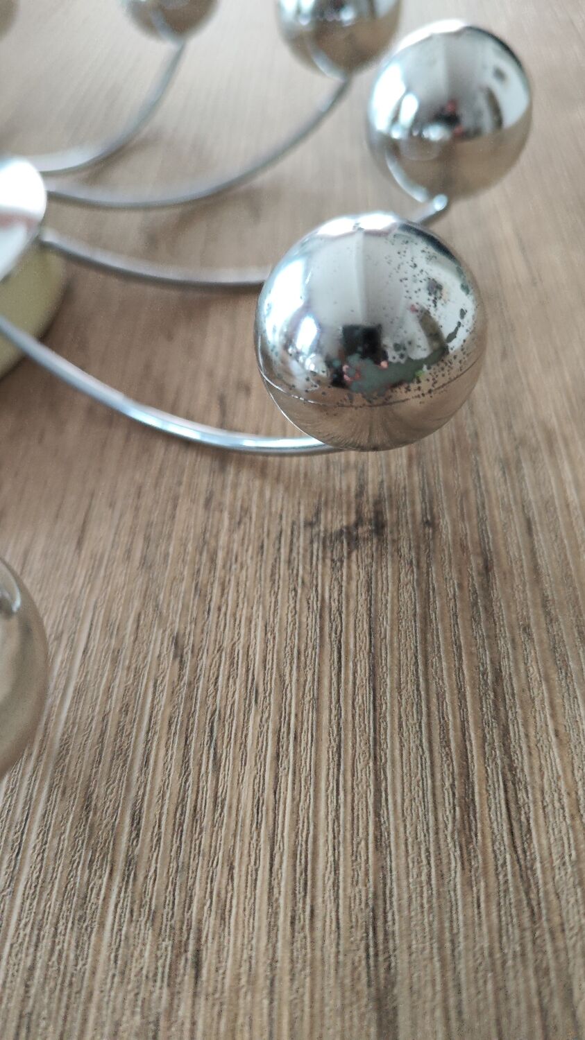 Horloge karlsson spider chrome