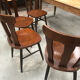 4 Old oak bistro chairs