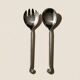 Set of 2 aesthetically designed spiral/twirling salad servers – 18-10 Stainless Steel
