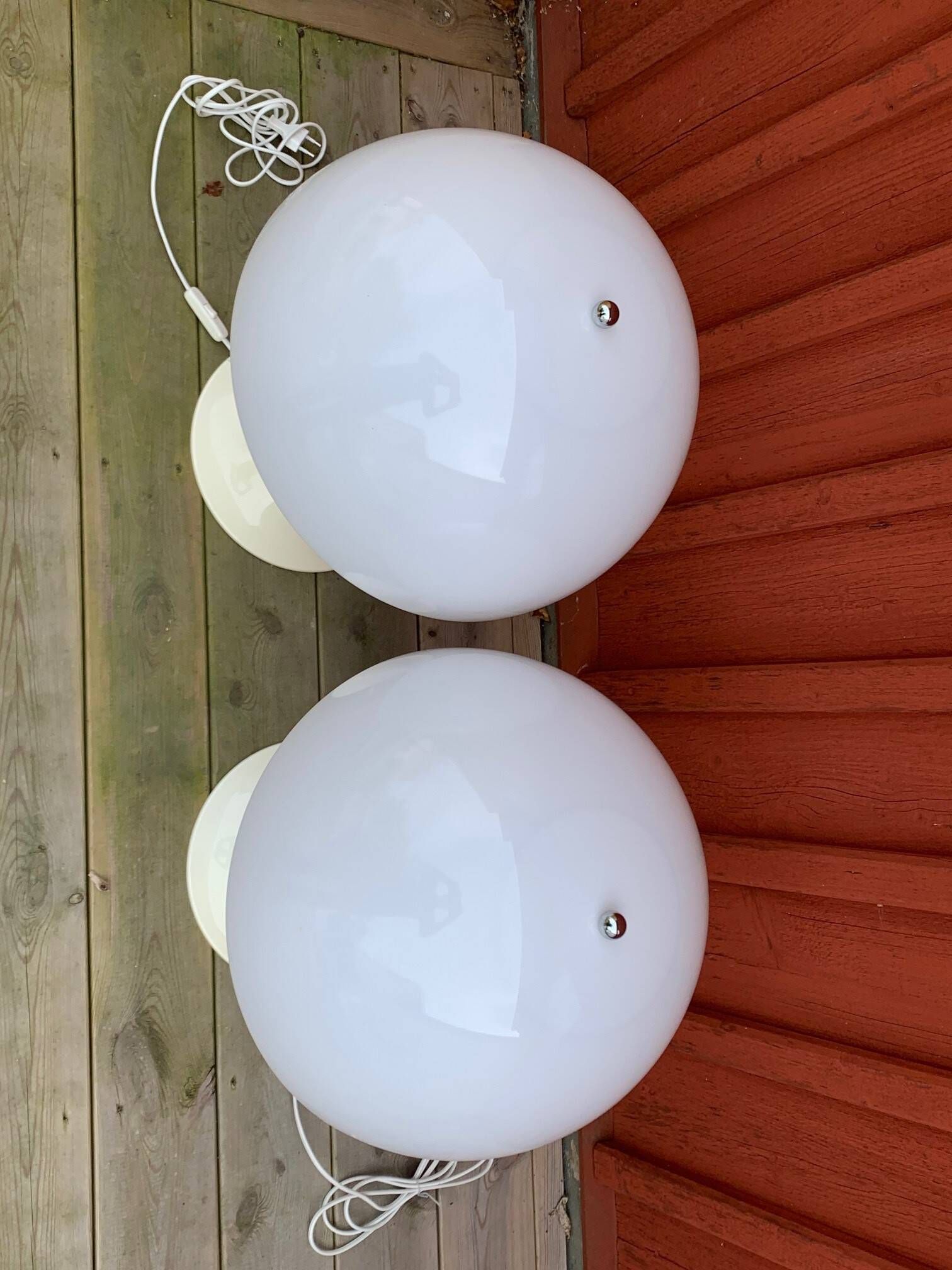 Paire de lampes pantella de verner panton pour louis poulsen - danemark ...
