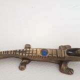 Vintage Nutcracker - Brass Crocodile - 1970