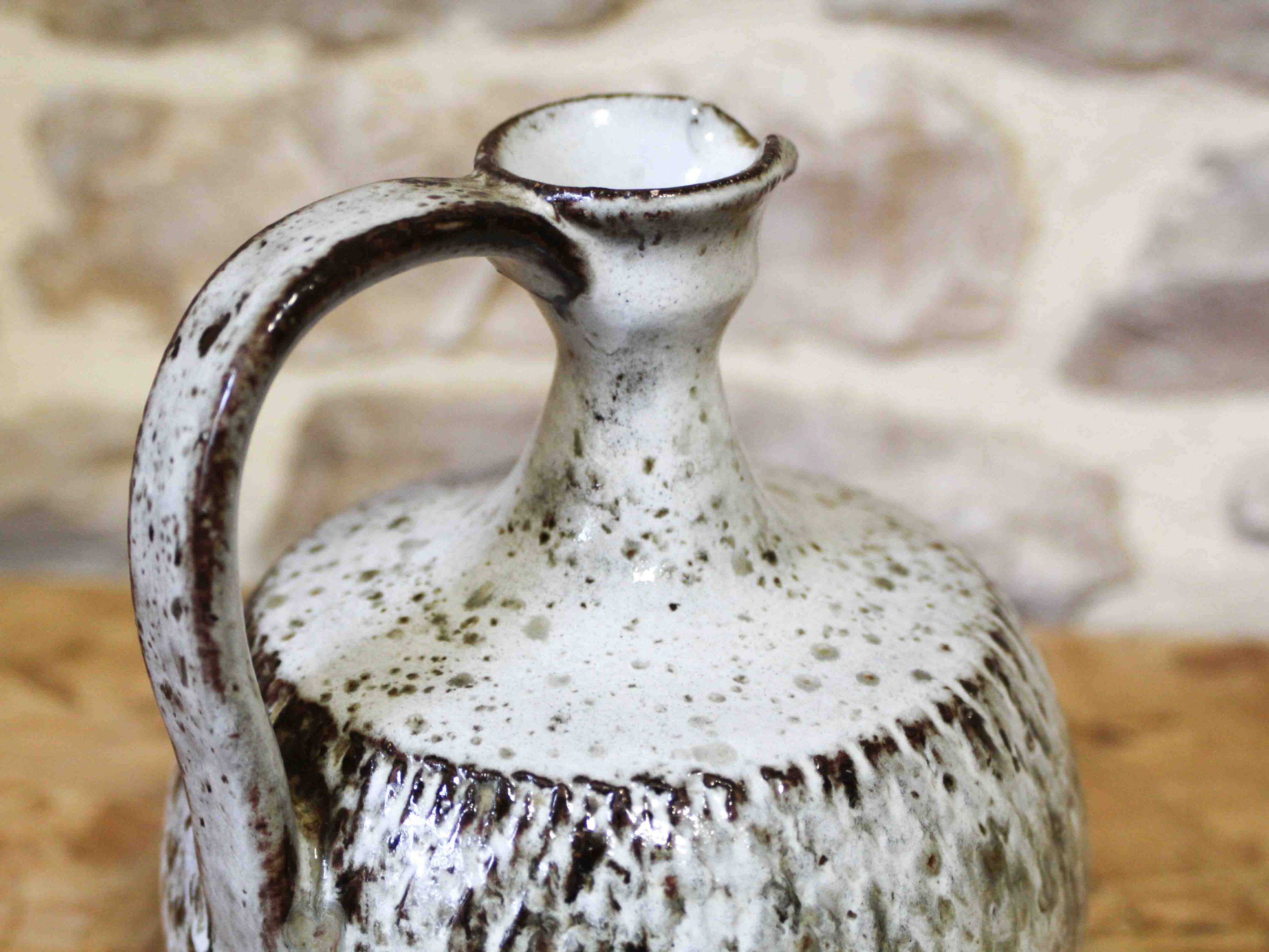 Glazed stoneware jug Alain Granet Vallauris