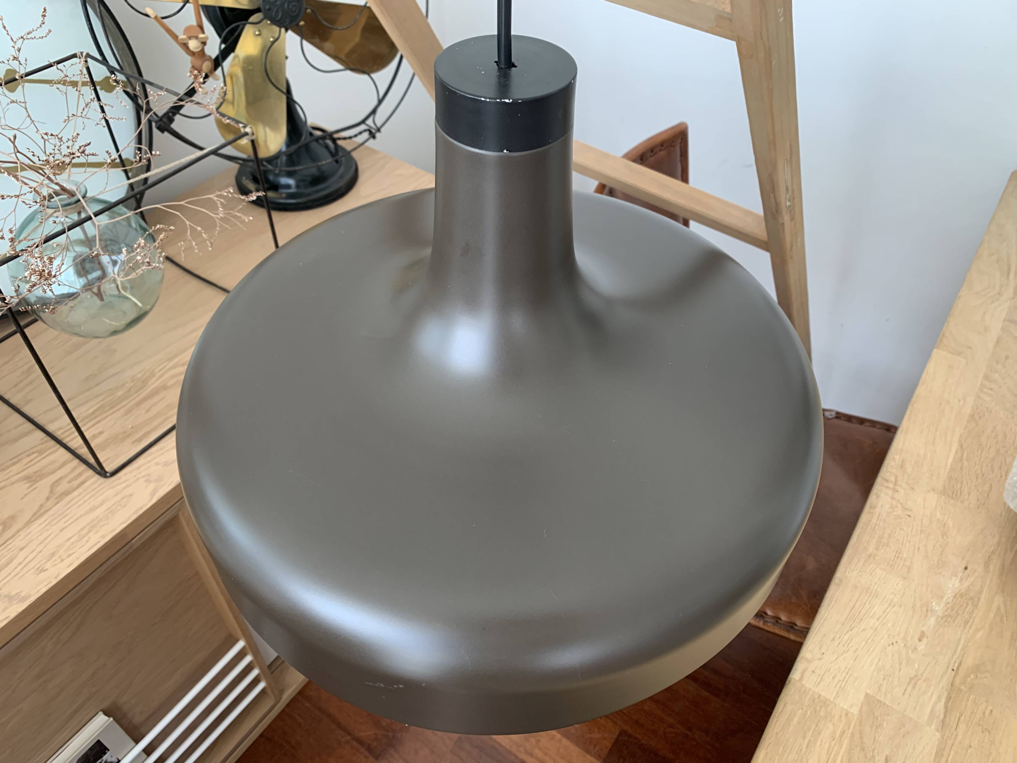 Staff Leuchten Industrial Design Pendant From The 70's.