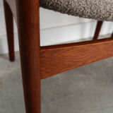 Oak armchair, Danish design, 1960s, designer: Ejner Larsen & Aksel Bender Madsen, production: Fritz