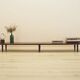 Danish rosewood sideboard, low open design, 1960s