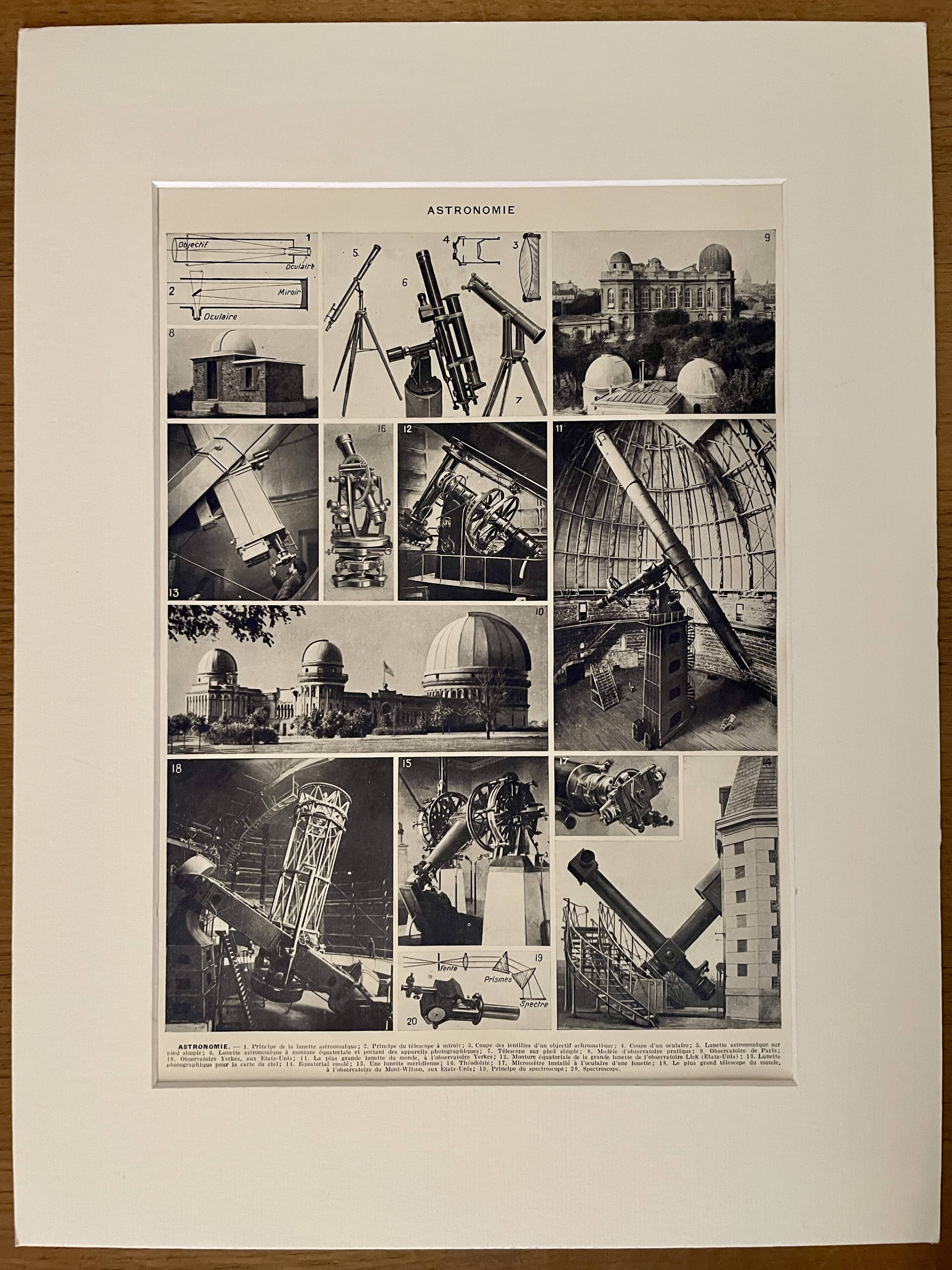 Photographic plate on astronomy - 1930