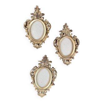 3 frames in baroque style.