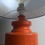 Vintage lamp base and lampshade
