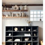 Craft furniture, painted wooden bookcase