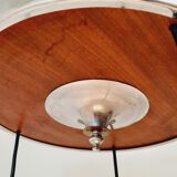 Cascade chandelier - vintage - steel and glass