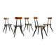 🟡 PIRKKA dining table chairs, Ilmari Tapiovaara, Laukaan Puu, Finland 1950