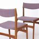 4 Mid-century Vintage Chairs, 1960s, Danish, Teak, Set of 4