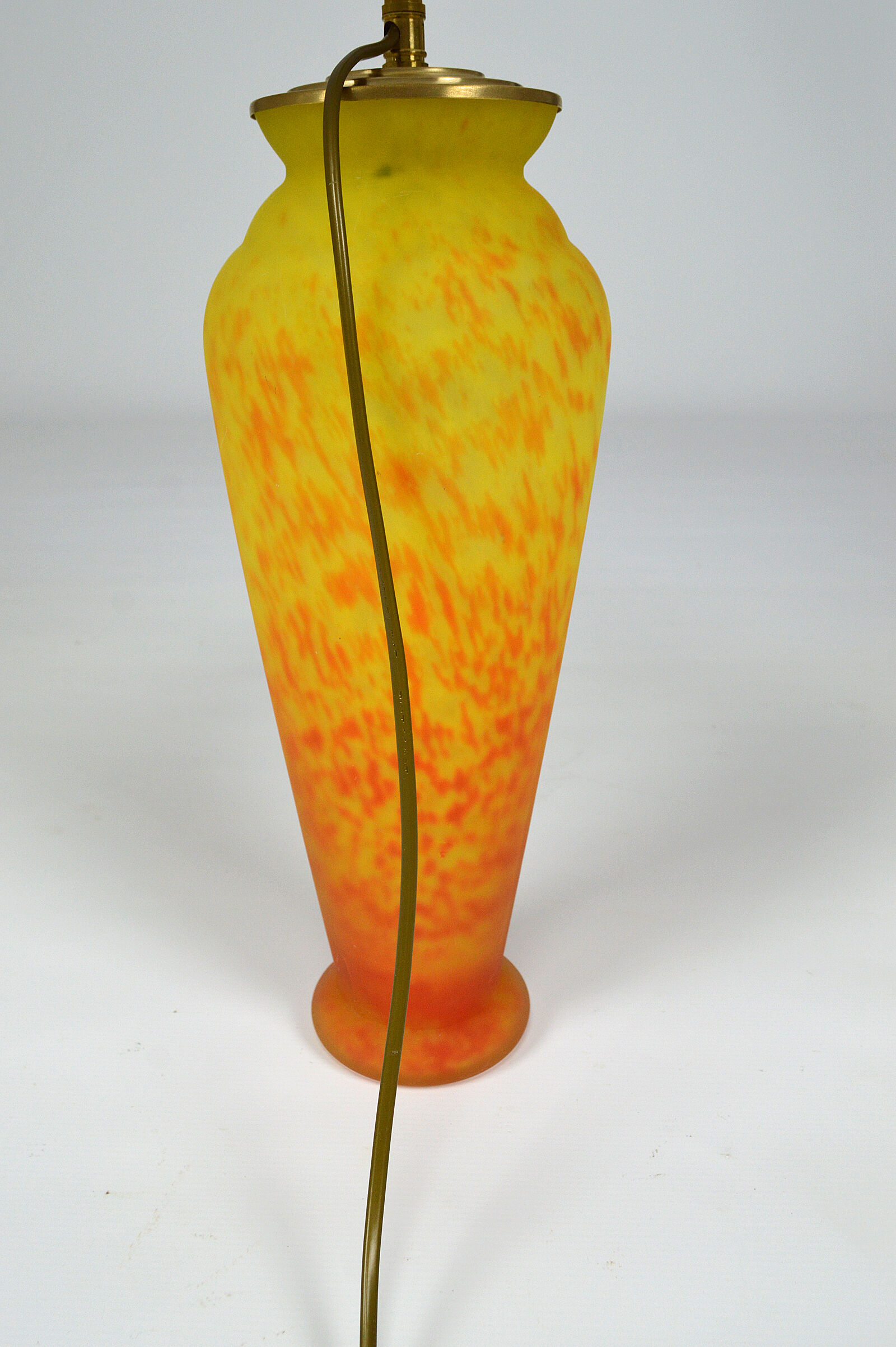 Vintage glass paste lamp, 70s