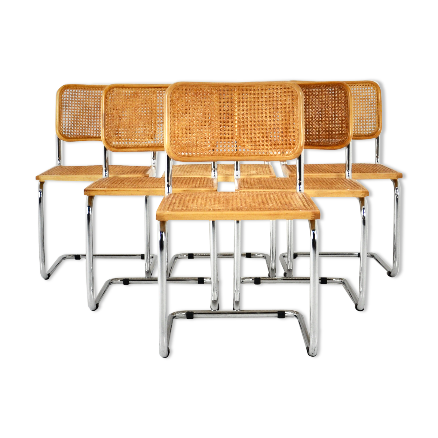 Dining chairs B32 by Marcel Breuer
