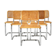 Dining chairs B32 by Marcel Breuer