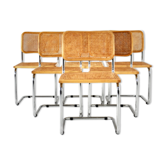 Dining chairs B32 by Marcel Breuer