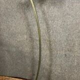 Magnificent iron floor lamp with bronze patina circa 1970