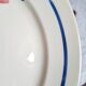 Old mismatched flat plates in earthenware