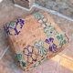 Handmade Berber Kilim pouf, floor cushion